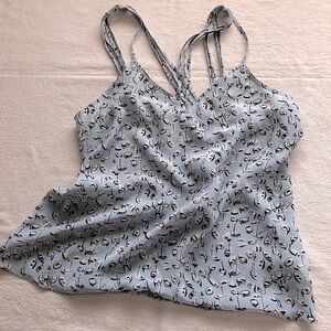 Women Silk Spaghetti Strap Top